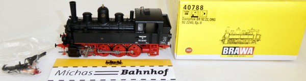 BR 92 2240 DRG Dampflok Tenderlok EpII 2.WK BRAWA 40788 H0 1:87 NEU OVP HG4 µ