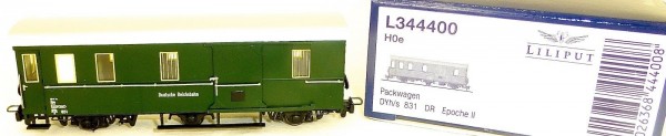 Packwagen DYh/s 831 DR EpII Liliput L344400 H0e 1:87 OVP Schmalspur HE6 µ*