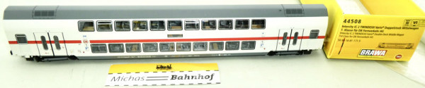 Brawa 44508 IC 2 TWINDEXX Vario® Doppelstock Mittewagen 1.Kl H0 1:87 OVP HG2 µ