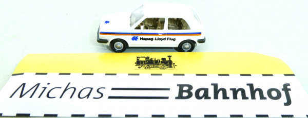 WIKING Hapag-Lloyd Flug VW Golf. Werbemodell H0 1:87 Li5 å