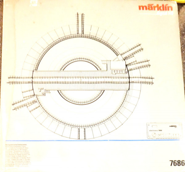 Märklin 7686 Ferngesteuerte Drehscheibe digital geprüft! H0 1:87 OVP å