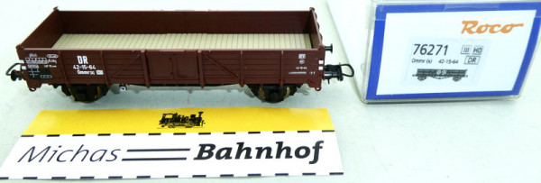Roco 76271 Offener Güterwagen Bauart Omm 42 DR EpIII 1:87 OVP LB4 µ