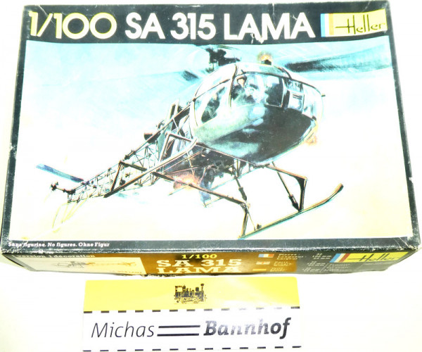 Heller 046 SA 315 LAMA Hubschrauber 1:100 Bausatz OVP HB1 å