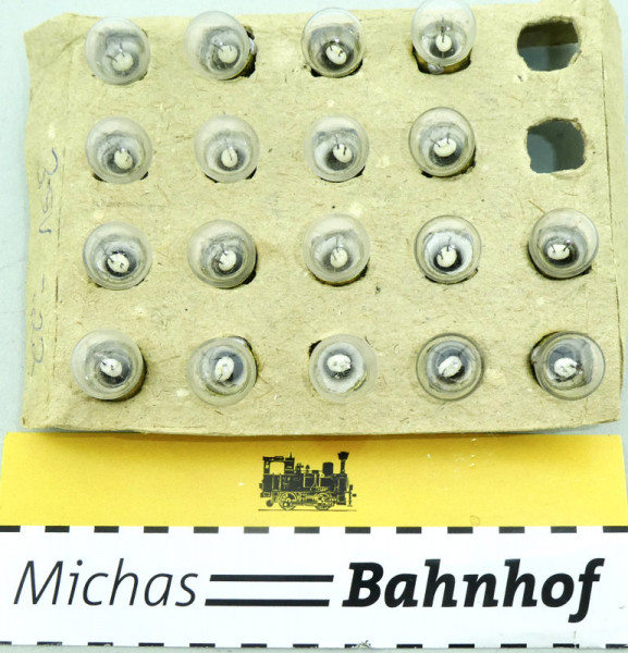 10x Glühbirne 3,5 Volt für Puppenhaus Krippe Spielzeug HU3 å