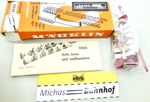 Märklin 0224 Inneneinrichtung Bausatz H0 1:87 OVP HR4 å