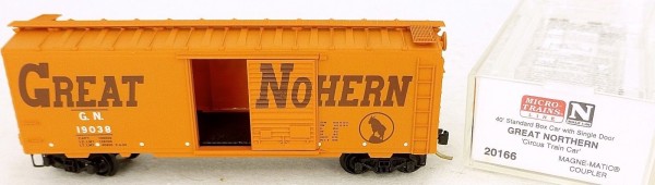 40´ St Boxcar Great Northern 19038 Micro Trains Line 20166 N 1:160 Ä08 å *