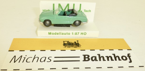 VW Karmann Ghia Cabriolet türkis IMU EUROMODELL H0 1:87 OVP # GB5 å