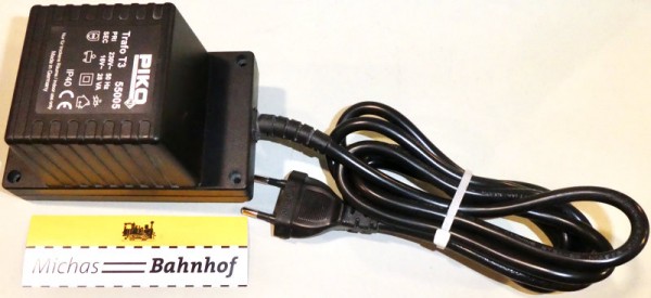 Trafo T3 Piko 55005 Desktop-Trafo T3 Primär 230V-50Hz Sec 16V - 28 VA #LJ4 å