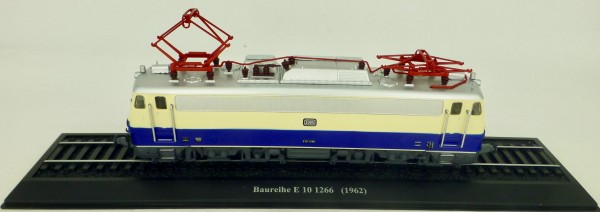 Elektrolok E 10 1266 (1962) H0 1:87 Standmodell auf Sockel Atlas 7153121 LIH µ