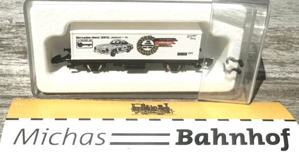 Märklin MB 300 SL 100 J Auto Container mini club Werbemodell Spur Z 1:220 #53LG4å