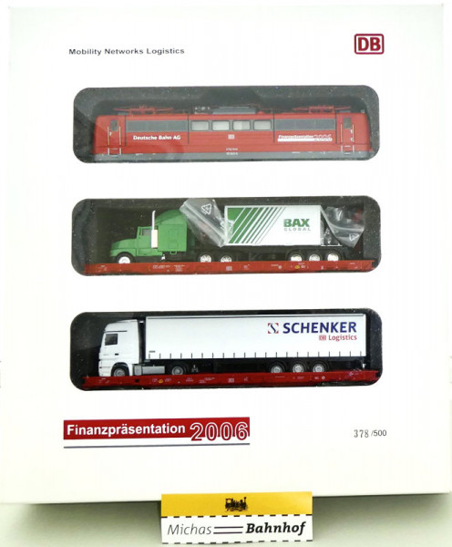 Märklin Finanzpräsentation 2006 Schenker H0 1:87 limitiert HT3 å