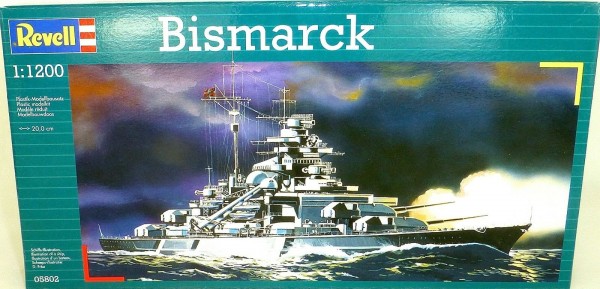 Bismarck Bausatz 1:1200 REVELL 05802 NEU UV2 å *