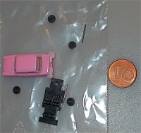 Trabant Trabbi rosa TT Bausatz 1:120 zum zusammenbauen LC5 å * Trabant Trabbi rosa TT Bausatz 1:120 zum zusammenbauen LC5 å *