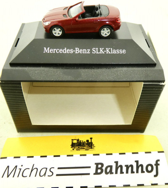 Herpa MB SLK R171 Dunkelrotmetallic H0 1/87 OVP #LH1 å