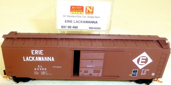 Erie Lackawanna 50 Standard Box Car Single Door MTL 03100460 N 1:160 OVP HU3 å *