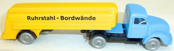 Ruhrstahl Bordwände Tanksattelzug Magirus IMU 1:87 H0 GA2å