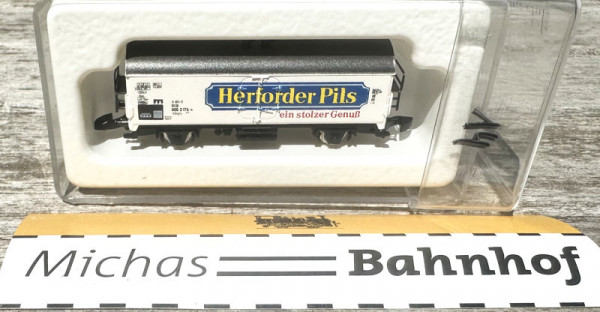 Märklin Herforder Pils Kühlwagen mini club Werbemodell Spur Z 1:220 #14 LG4 å
