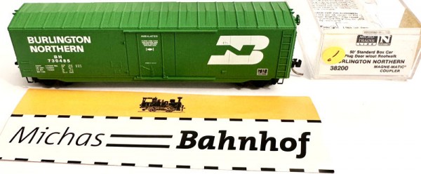 Micro Trains Line 38200 50’ Box Car Plug Door BURLINGTON NORTHERN N 1:160 ¥! å