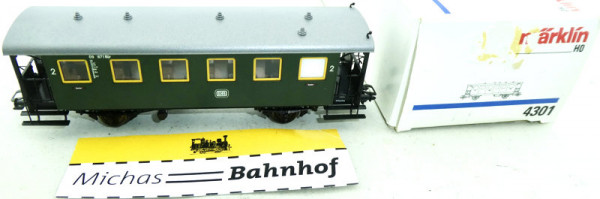 Märklin 4301 Personenwagen bayerische Nebenbah H0 1:87 OVP HB3 å