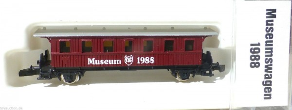 1988 Personenwagen Museumswagen Museum Märklin Spur Z 1:220 å