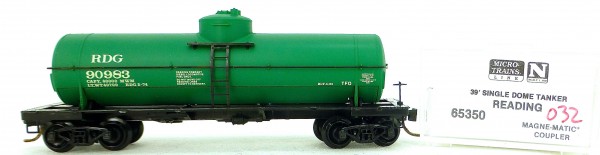 Micro Trains Line 65350 Reading 90983 39&#039; Single Dome Tank Car 1:160 OVP #i032 å