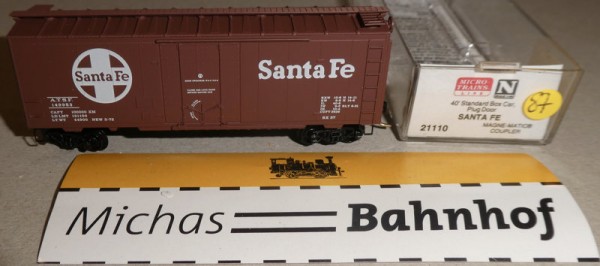 Santa Fe ATSF 149953 40´ St Boxcar Micro Trains Line 21110 N 1:160 Ä87 å