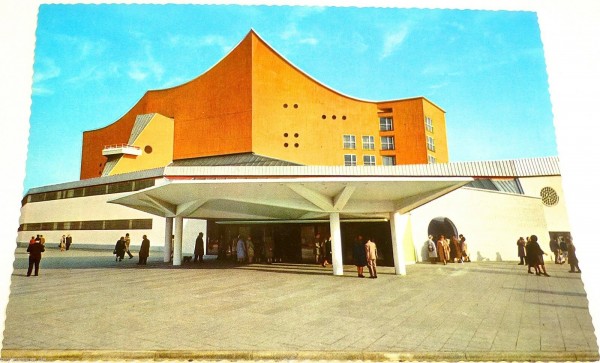 Philharmonie Berlin Ansichtskarte 50er 60er Jahre 06 å *