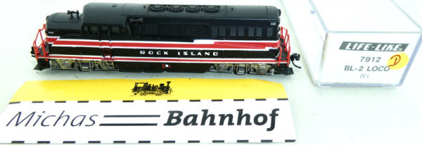 Life Like 7912 BL-2 LOCO ROCK ISLAND N 1:160 OVP #D HR4 å