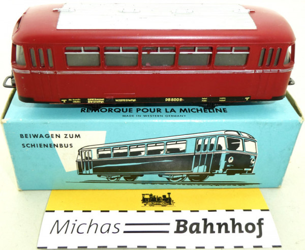 Märklin 4018 Schienenbus Beiwagen Innenbeleuchtung DB800 OVP 1:87 H0 SR å