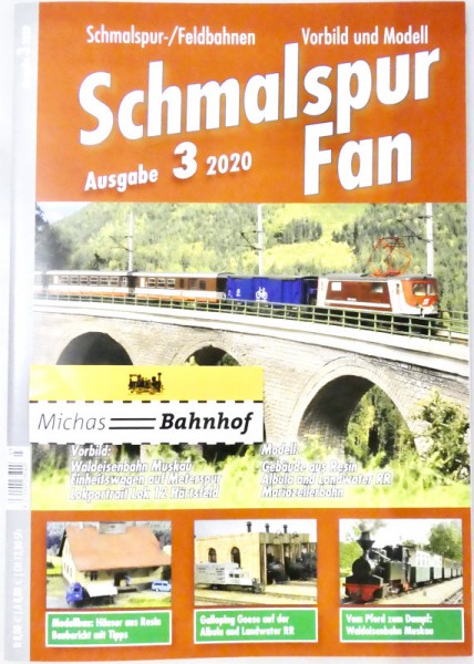 03 2020 Schmalspur Fan Waldeisenbahn Moskau Einheitswagen Meterspur etc GA3 µ