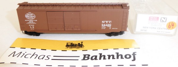 New York Central NYC 64490 50´ Boxcar Micro Trains Line 34150 N 1:160 Ω64 å