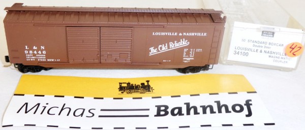 Louisville &amp; Nashville L&amp;N 98446 50´ Boxcar Micro Trains Line 34100 N 1:160 Ω42å