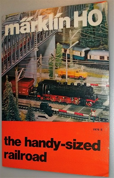 the handy-sized railroad Neuheiten Werbefaltblatt Märklin 1976 E