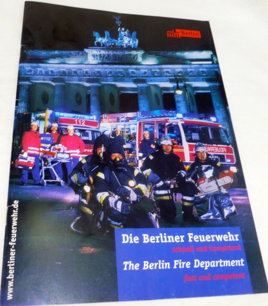 Die Berliner Feuerwehr, Broschüre # å
