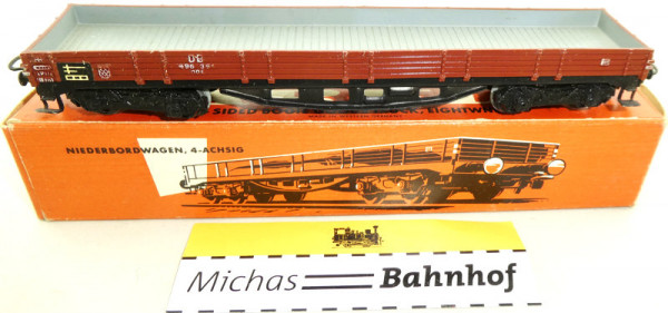 Märklin 4514 Niederbordwagen 4-achsig OVP KA2 å