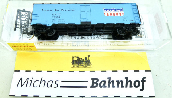 Micro Trains 59540 U.R.T.X. 75524 40' Steel Side Ice Reefer N 1:160 #Y KG1 å