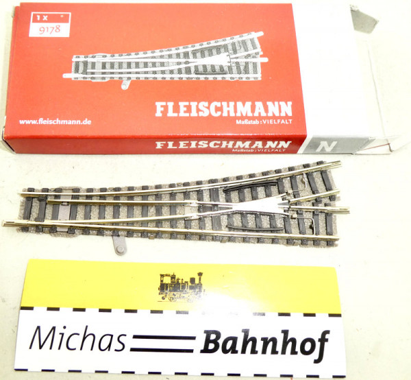 Fleischmann 9178 Weiche links piccolo N 1:160 OVP Neu HU5 å