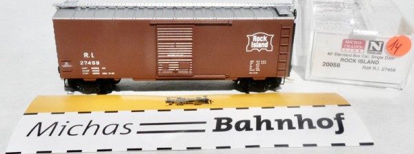Rock Island 27459 40´ St Boxcar Micro Trains Line 20058 N 1:160 ∆14 å