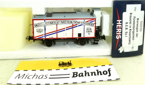 HERIS 59907 Bierwagen Fürstenbergschen Brauerei Kruschowitz B.E.B. Ep1 1:87 H0 LJ3 å