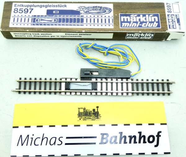 8597 Märklin Entkupplungsgleisstück gerade mini club Spur Z 1:220 OVP HQ6 å