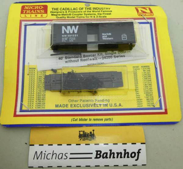 Micro Trains NW 391331 Norfolk and Western Boxcar Bausatz N 1:160 #D KB3 å