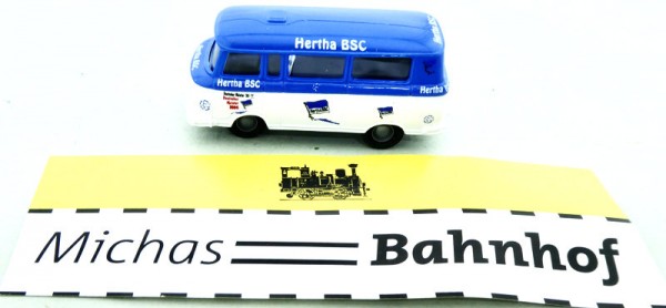 Hertha BSC Barkas Bus von SES oder Minicar? H0 1:87 U&#039;E3 å