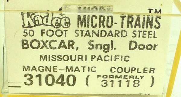 50´ Standard Boxcar MISSOURI PACIFIC 352253 Micro Trains Line 31040 N 1:160 C å*