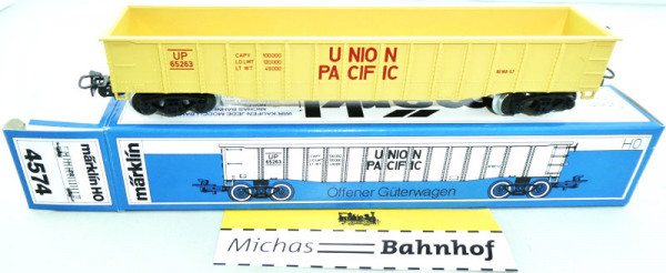 Märklin 4574 Union Pacific UP 65263 offener Güterwagen H0 1:87 OVP Lj5 å