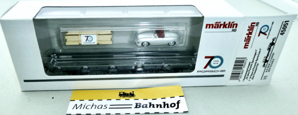Märklin 45051 70 Jahre Porsche Sportwagen 1 Autotransportwagen 1:87 OVP HD5 å