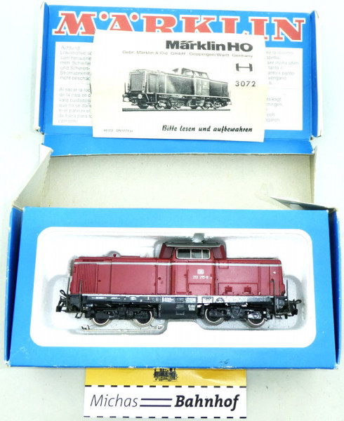 Märklin 3072 V 212 215-8 Diesellok 1:87 OVP Schmuckkarton HH2 å