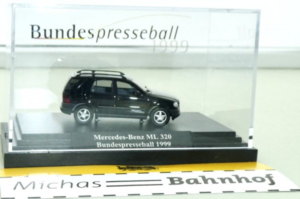 Busch Mercedes Benz ML 320 Bundespresseball H0 1:87 OVP HC4 µ