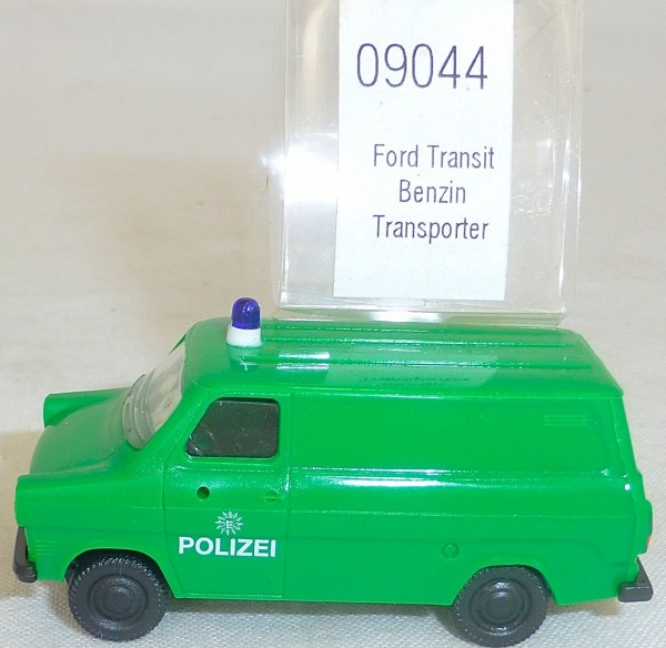 Ford Transit Polizei Transporter Benzin IMU EUROMODELL 09044 H0 1:87 OVP #HU6 å