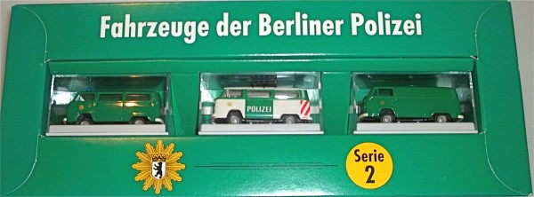 Fahrzeuge der Berliner Polizei Serie 2 BREKINA OVP