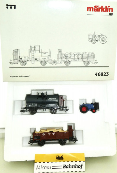 Märklin 46823 Holzvergaser Wagenset H0 1:87 OVP LG2 å